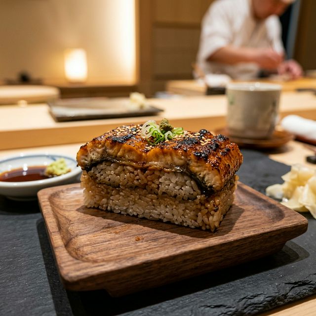 Aburi Eel Pressed Sushi